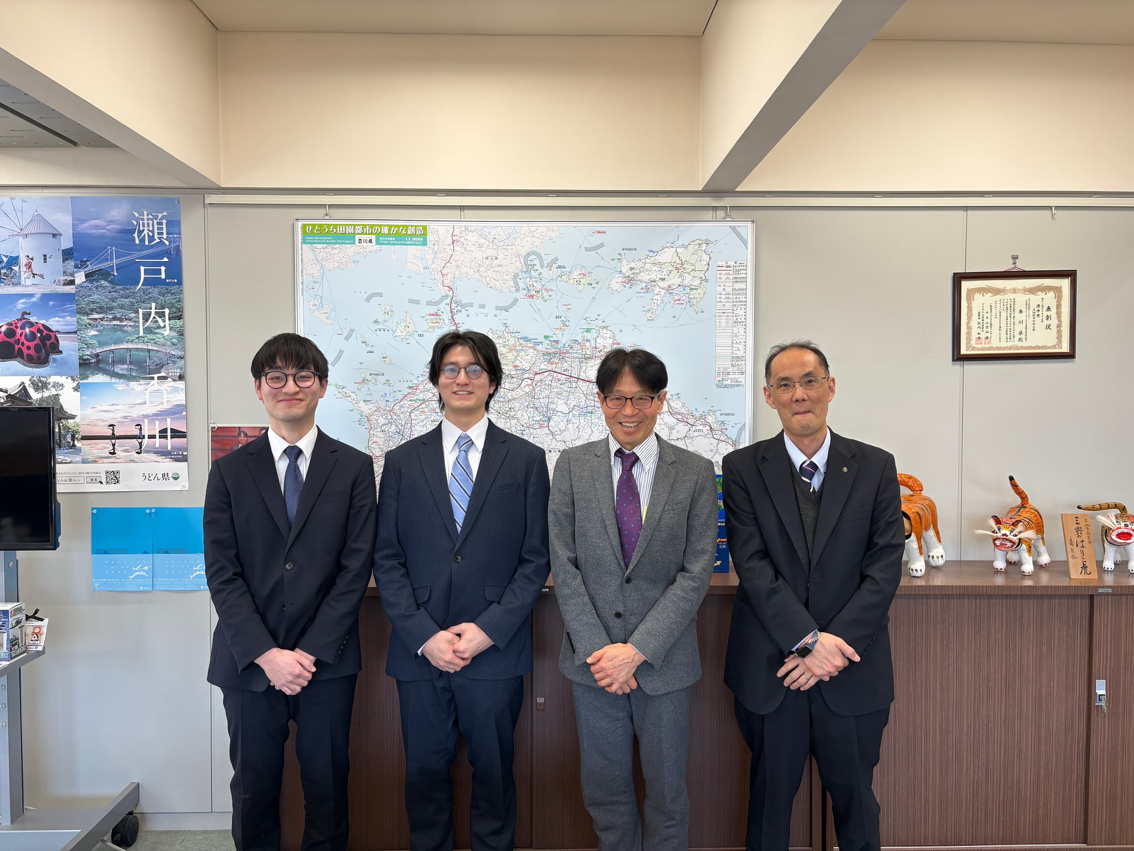 香川県庁を訪問しました